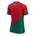 Damen Fußballbekleidung Portugal Heimtrikot WM 2022 Kurzarm